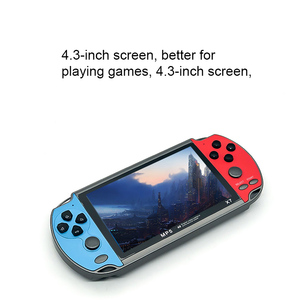 Mới Xách Tay Trò Chơi Giao Diện Điều Khiển X7 Nhà Máy Giá 4.3 Inch Màn Hình Chơi Game Mp3 Mp4 Xử Lý Lâu Máy Nghe Nhạc - Product Image 3