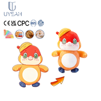 Jouet en peluche poulet mignon personnalisé UYEAH CE EN71 CPC ASTM, animal en peluche sur mesure, jouet en peluche en coton, poussin, oiseau, cadeaux pour enfants