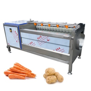 Rodillo Cepillador <span class=keywords><strong>de</strong></span> Acero Inoxidable, Pelador Industrial <span class=keywords><strong>de</strong></span> Patatas, Máquina <span class=keywords><strong>de</strong></span> Lavado y Pelado <span class=keywords><strong>de</strong></span> Frutas y Verduras para Patatas, Zanahorias y Remolachas - Product Image 5