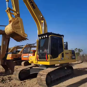 รถขุดไฮดรอลิกมือสอง Komatsu PC200 ราคาถูก ขายรถขุดมือสองขนาด 20 ตัน อุปกรณ์หนักมือสอง ขายดี - Product Image 4