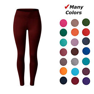 Celana Legging Wanita Elastis, Celana Legging Wanita Ketat, Legging Spandeks, Warna Permen, Waktu Petualangan, Sangat Elastis - Product Image 1
