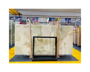 Pakistan Green Onyx Marble Stone Slab for Countertop and Table Price