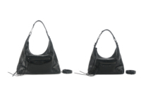 Tas Tangan Wanita Kulit Asli OEM Custom SAM, Model Lipat, Bentuk Bantal, Desainer Mewah, Berdetail Rivet, untuk Sepeda Motor