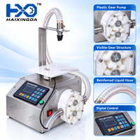 Machine de remplissage numérique à pompe à engrenages, remplisseuse de bouteilles de liquide de bureau avec buse réglable en hauteur pour huile, détergent, lotion et jus