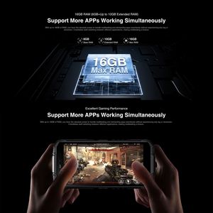 Hot <span class=keywords><strong>DOOGEE</strong></span> <span class=keywords><strong>S41</strong></span> Max 4G NFC Smartphone 6GB RAM 256GB ROM Déverrouillage du visage 5.5 pouces Octa Core Android 13 Smartphone - Product Image 4