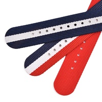 Großhandels preis Smart Armbanduhr Band Nylon gestreiftes Armband 20mm 22mm
