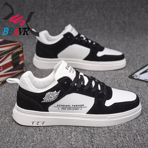 Soldes – Chaussures de course blanches pour hommes, nouvelle tendance automne, décontractées, à semelle épaisse, respirantes, avec doublure en maille, polyvalentes - Product Image 2