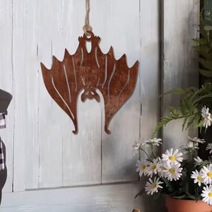 <span class=keywords><strong>Décoration</strong></span> murale en métal rouillé avec motif floral découpé, ornement rustique à suspendre pour l'<span class=keywords><strong>intérieur</strong></span> et l'extérieur, cadeau idéal pour les fêtes et les couples - Product Image 6