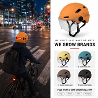 Casque de vélo certifié CE CPSC, best-seller en gros, avec lumière LED, pour vélo électrique, trottinette électrique