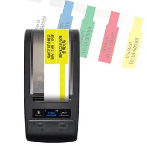 DeTong-DT60S Barcode Qr Code Draagbare Warmteoverdracht Label Printer Buiten Pocket Kabel Draad Label Printer