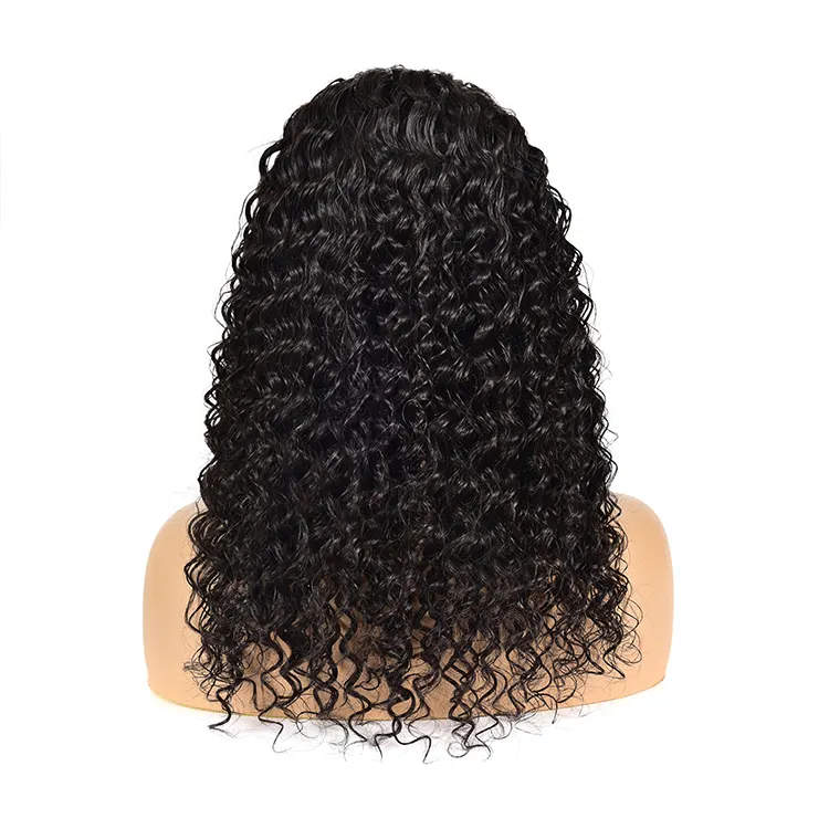 Perruque brésilienne naturelle crépue bouclée, cheveux non traités, 20 ou 30 pouces, 12A, 100% de densité, bon marché, pour femmes africaines