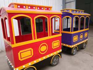 Tren sin rieles para parques temáticos, centros comerciales, parques de atracciones, uso exterior y patios traseros, en venta - Product Image 6