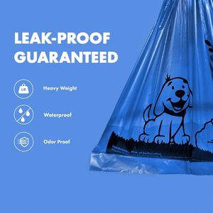 Factory Price Extra Thick Strong Poop Bags for <b>Dogs</b> Per Roll Leak-Proof 9 X 13 Inches Guaranteed Biodegradable Bag Easy to Carry - Product Image 1