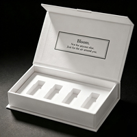 Boîte d'échantillons de parfum en carton en gros 1ml 2ml 5ml 10ml, boîte de voyage pour flacon d'huile parfumée, coffret cadeau de parfum avec insert en mousse