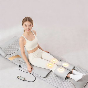 Colchoneta de Masaje Corporal Completo 2026 con Bolsas de Aire para Estiramiento, Colchón de Masaje de Compresión de Aire para Deportes Tailandeses, Negro - Product Image 1