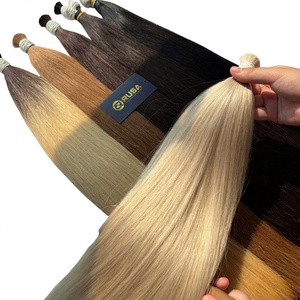 <b>RUBA</b> Bulk Hair Extensions Sourced Ethically From Vietnamese Human Hair Bleached Blonde Evenly Color #PLA01 - Product Image 1