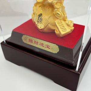 Adorno creativo de bolsa de dinero de oro, decoración de prosperidad Feng Shui para regalos de apertura de negocios - Product Image 6