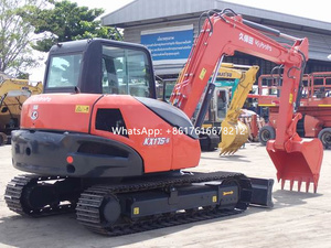 Excavadora Usada de Primera Marca KX175-5 con Cuchilla Topadora, Excavadora de Segunda Mano en Buen Estado en Venta - Product Image 4