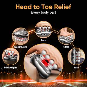 Pistola de Masaje Muscular de 16 Cabezales, Masajeador de Fascia Multiusos para Cintura, Espalda, Piernas, Cuello y Hombros - Product Image 2