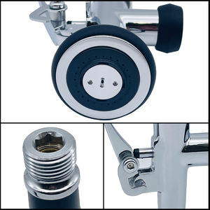 Cabezal de válvula de pulverización de preenjuague de doble función, cabezal rociador de grifo de fregadero comercial con mango de agarre - Product Image 3