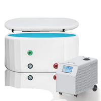 Refroidisseur d'eau pour bain froid 0,5HP 1HP 1,5HP 2HP Équipement d'échange de chaleur de réfrigération Pompe de refroidissement pour bain de glace Moteur inclus
