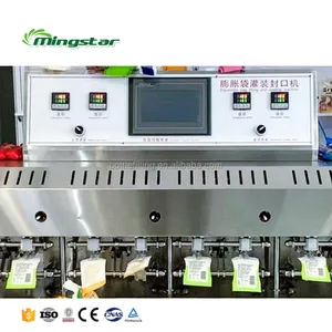 hot sale MST-PZD8 Juice Bag water sealing filling machine sachet from Mingstar China