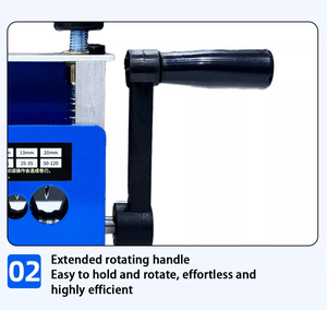 Dénudeur de câbles pour machine à dénuder les câbles de 0,5 à 20 mm, avec 8 canaux et 5 lames, poignée amovible pour fils unipolaires - Product Image 3