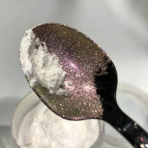 Poudre de Pigment Arc-en-ciel Effet Caméléon Aurore, Effet de Changement de Couleur, Cosmétique, Forme Blanche Inorganique - Product Image 1