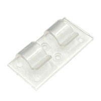 Organisateur de fil transparent avec rubans acryliques Clips de câble auto-adhésifs Clips de lumière extérieure pour la maison et le bureau avec deux clips