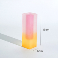 INS Wohnzimmer Bunte Hochzeit Kunststoff Hohe Blumenvase Zylinder Buntes Acryl