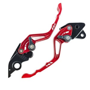 Qiangye Motorcycle Brake Lever CNC Aluminum Alloy Universal Drum Disc Brake Clutch Lever Silver Red Black Blue Gold <b>Titanium</b> - Product Image 4