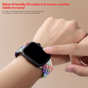 Correa trenzada de nailon para <span class=keywords><strong>Apple</strong></span> <span class=keywords><strong>Watch</strong></span> Ultra Band 49mm 44mm 40mm 45mm 41mm 42 38 Pulsera con hebilla magnética Iwatch Series 8 7 <span class=keywords><strong>6</strong></span> <span class=keywords><strong>SE</strong></span> 3 - Product Image 3