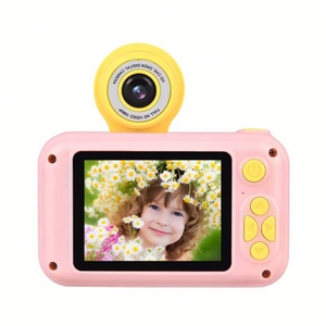 Kids Digital <b>Camera</b> Toy 2.4" IPS HD Screen Front & Instant Print Cute <b>Mini</b> Pink with MicroSD 32GB Built-in Memory - Product Image 2