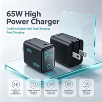 Pengisi Daya GaN Layar Digital Terlaris |   Pengisi Daya Dinding USB ke USB C Pengisian Cepat |   Adaptor Daya Multi Port 45W 70W 140W