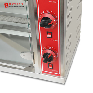 Rôtissoire à <span class=keywords><strong>poulet</strong></span> professionnelle de haute qualité en acier inoxydable électrique à 3/6/9 étages pour restaurant, utilisation en extérieur - Product Image 3