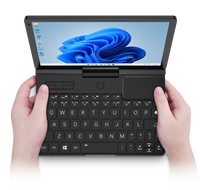 Gpd Win Pocket 3 Modular Laptop Mini genggam fitur penuh PC 8 inci Core i7 1195G7 16G 1TB SSD hitam untuk GPD