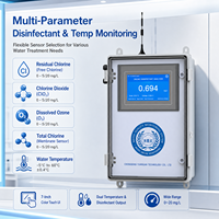 Analyseur de chlore résiduel électrochimique en ligne sans réactifs, capteur désinfectant autonettoyant, testeur et contrôleur de qualité de l'eau
