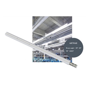 130lm/W Suspended LED Linear Pendant Light for <b>Workshop</b> Supermarket Office Modular <b>Lighting</b> System - Product Image 4