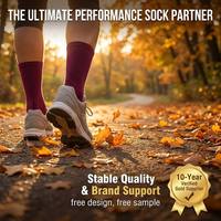 Chaussettes de sport en polyester recyclé certifié GRS pour commande en gros – Chaussettes de course écologiques haute performance – Direct Usine