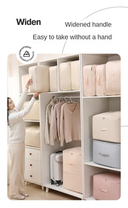 Компрессионный мешок для хранения одеял и одежды BRM из высококачественного сатина, большой вместимости, для переезда и организации пространства, современный дизайн - Product Image 4