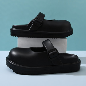 EVA Injection Platform Sandals Thick Sole Closed Toe Mary Jane Summer <b>Beach</b> <b>Shoes</b> - Product Image 2