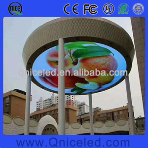 Qnice Led Ngoài Trời khổng lồ hình tròn LED Video màn hình tường P3 P4 P5 P6 P8 P10 lớn Led vòng tròn màn hình video quảng cáo hiển thị - Product Image 6