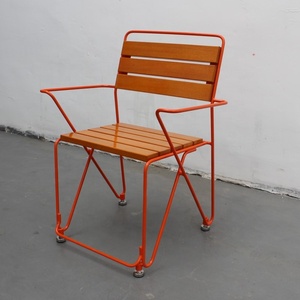 Chaises de patio <span class=keywords><strong>en</strong></span> <span class=keywords><strong>fer</strong></span> <span class=keywords><strong>forgé</strong></span>, <span class=keywords><strong>chaise</strong></span> de jardin <span class=keywords><strong>en</strong></span> métal, de taille une personne, design simpliste, 2021 - Product Image 1