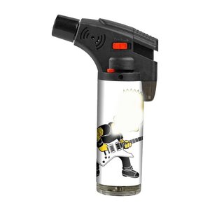 Briquets à flamme oblique en plastique pour fumer, vente en gros, design unique 2022, logos personnalisés, recharge, coupe-vent, cadeaux personnalisés - Product Image 3