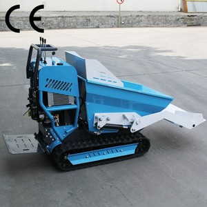 Diesel Motorized 6.5hp Petrol Gasoline Engine <b>Track</b> <b>Dumper</b> Mini Crawler Mini <b>Dumper</b> 500kg Diesel Parts Truck - Product Image 3