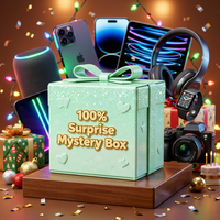 Boîte Cadeau Mystère Numérique Avancée - Boîte Surprise Aléatoire 100% Contenant 5 Appareils Électroniques : Montre, Écouteurs, Téléphone, Ordinateur Portable et Plus Encore - Surprises 3C