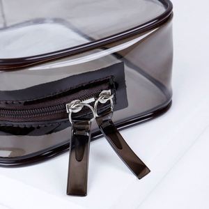 Bolsa de Aseo Transparente para Viaje, Impermeable, Tamaño Cuarto de Galón, Organizador de Maquillaje de PVC para Mujer - Product Image 4