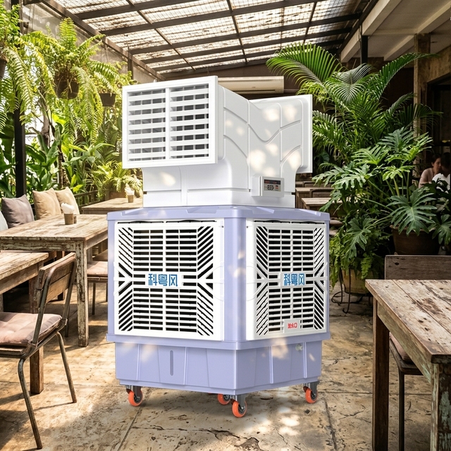 Portable Evaporative Air Cooler Industrial Swamp Cooler High Airflow Cooling Fan for Factory Commercial Site