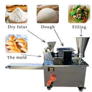 Vancouver Automatic Empanada Samosa Jamaican Meat Pie Filling Maker <b>Machine</b>-Food Grade Stainless Steel Multi-Voltage Motor - Product Image 5