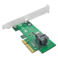 PCIE-8643 PCIe 3.0 X4 Antarmuka Port Tunggal Universal Kartu Adaptor PCIe ke SFF-8643 U.2 NVMe Port Tunggal